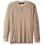 Μπλούζα Waffle Henley με Μακριά Μανίκια, Πέτρα, XX-Large 1