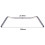 Senqi Bicycle Rise Cruiser styret 25,4 mm s?lv 2