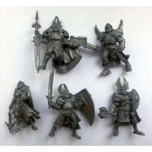 Fantasy Battles Paladins 54 mm 1/32 - 5 Fantasy figurer tehnolog russiske leget?jssoldater dnd action miniatyrer