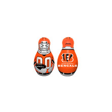 Fremont Die NFL Cincinnati Bengals Bop Bag Oppustelig tackle Buddy Punching Bag Mini: 12 """" Tall Team Colours