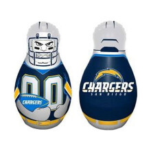 Fremont Die NFL San Diego Chargers Bop Bag Inflatable Tackle Buddy, Mini: 30 cm, Colori della squadra
