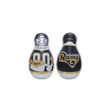 Fremont Die NFL Los Angeles Rams Bop Bag Opblaasbare Tackle Buddy Bokszak Mini: 12"""" Hoog Teamkleuren