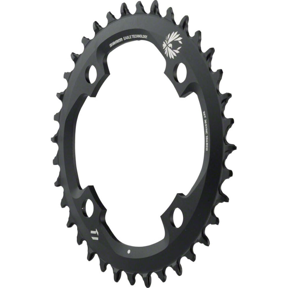 Sram X-Sync 2 Eagle 11 Or 12-Speed Chainring 36T 104Mm Bcd Black