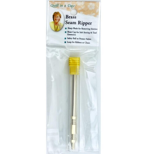 Quilt in a Day Brass Seam Ripper