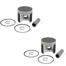 SPI 2 Piston Kits 62.50mm 62.50mm for Snow SKI-DOO NORDIK 377 81-84 369cc