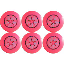 Discraft Ultra-Star 175g Ultimate Frisbee Sport Disc (6 csomag) Pink