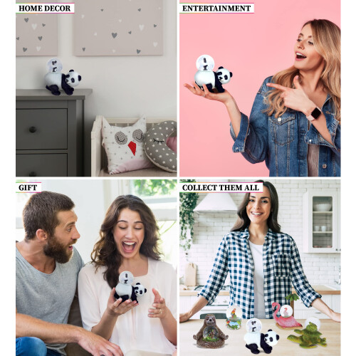 COTA Global Panda Χιονόσφαιρα - Φιγούρα Ζώου με Glitter για Διακόσμηση Σπιτιού 2