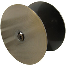 Plniaca doska na otvory s priemerom 2-5/8"""", spojovacie skrutky 1 palec a 2 palce, staro   itn    mosadz od spolocnosti Stone Harbor Hardware.