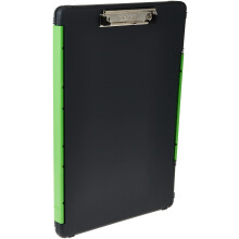 Dexas Legal Size XL Slimcase 2 Aufbewahrungs-Klemmbrett, Grau mit grnem Clip, 15,5"" x 10,5""