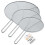 U.S. Kitchen Supply 13 """" 11.5 """" 9.5 """" Rustfrit st?l Fin mesh -splattersk?rm 1