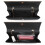 Dasein Γυναικείο Τσαντάκι Βραδινό Glitter Clutch Γάμου (1-Μαύρο) 5