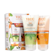 Nettoyant visage anti-acn VLCC Tulsi - 150 ml