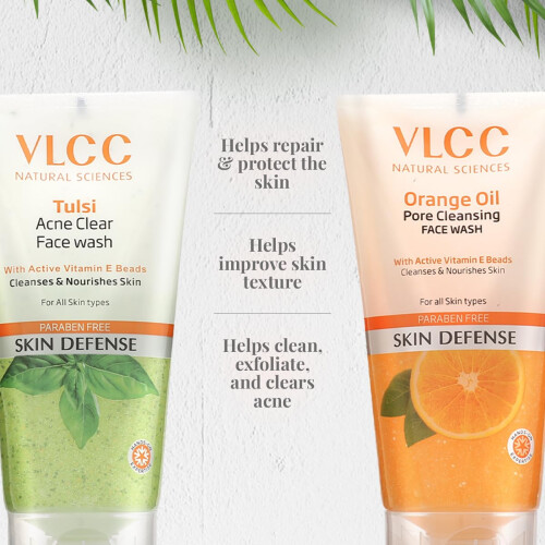 VLCC Tulsi Acne Clear Face Wash - 150 ml 2