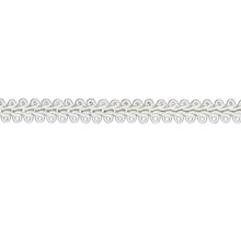 8mm Trim White 9 YDS