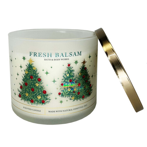 Bath & Body Works Bath & Body Works, Κερί 3-Φλεβών, Φρέσκος Βάλσαμος 1