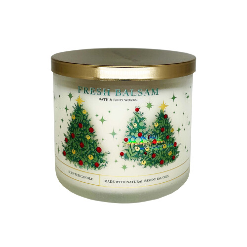 Bath & Body Works Bath & Body Works, Κερί 3-Φλεβών, Φρέσκος Βάλσαμος