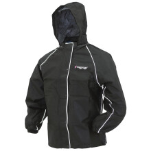 Frogg Toggs Women's Road Toad Reflective Jacket  Black  Large