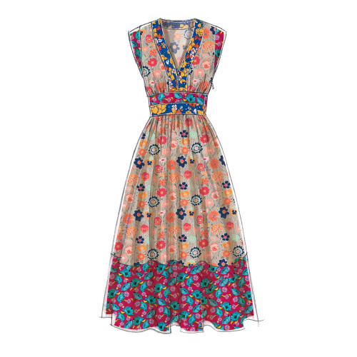McCall Patterns Banded  Gathered-Waist Dresses Sewing Pattern 2