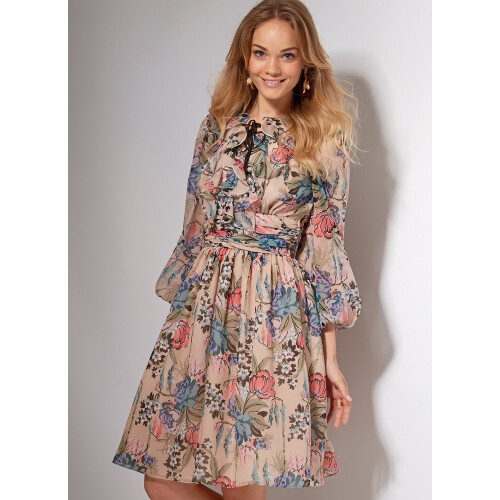 McCall Patterns Banded  Gathered-Waist Dresses Sewing Pattern 1