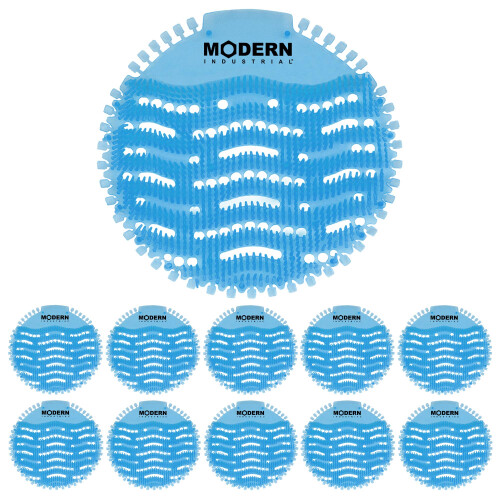 Modern Industrial Urinal Screen & Deodorizer (10-pack) Fits Most Top U