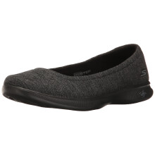 Skechers Performance Dam Go Step Lite-Evoke Walking Shoe, Svart/Grå, 6 M US
