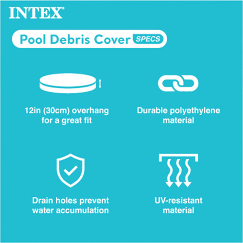 Intex Intex 28026E UV Ανθεκτική Καλύπτρα Πισίνας 13-Foot για Easy Set Πισίνα 2