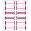 Tabbies Wrap-around Name Label Red 1