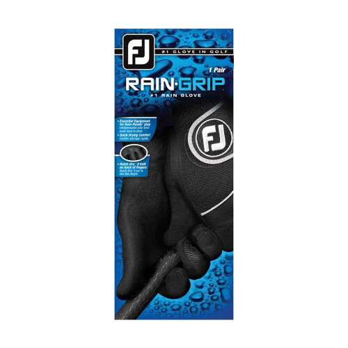 Footjoy FootJoy Ανδρικό Γάντι RainGrip Μαύρο X-Large, Ζευγάρι 1