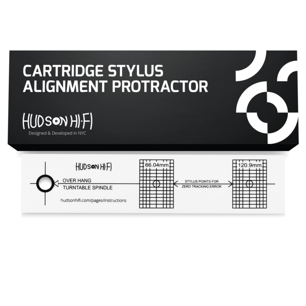 Turntable Phonograph Lp Phono Cartridge Stylus Alignment Protractor To 868436000304