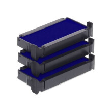 Trodat Vervangende Inktpatroon 6/4911 - verpakking van 3 Kleur blauw