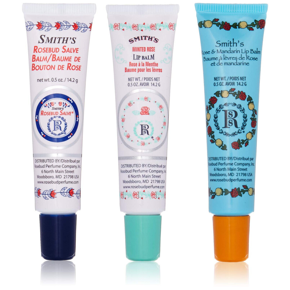 Rosebud Perfume Rosebud Lip Balm Trio