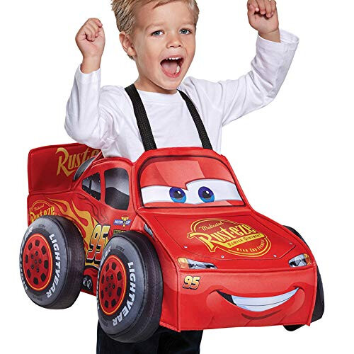 Cars 3 Φόρεμα Lightning Mcqueen 3D για Μικρούς, Ένα Μέγεθος (Μέχρι 6) 2