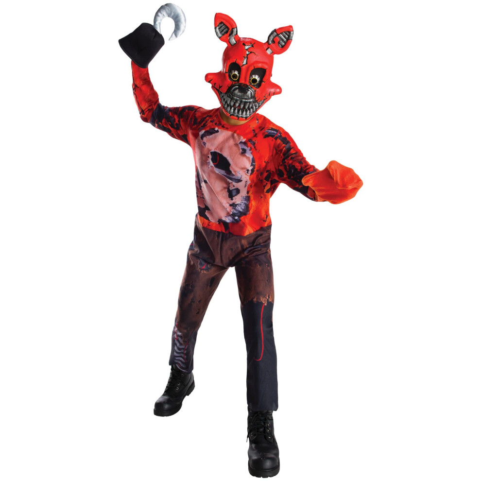 Costume Rubies Pour Gar Ons Five Nights At Freddy's Nightmare Foxy The Pirate Costume Medium Multicolore-image