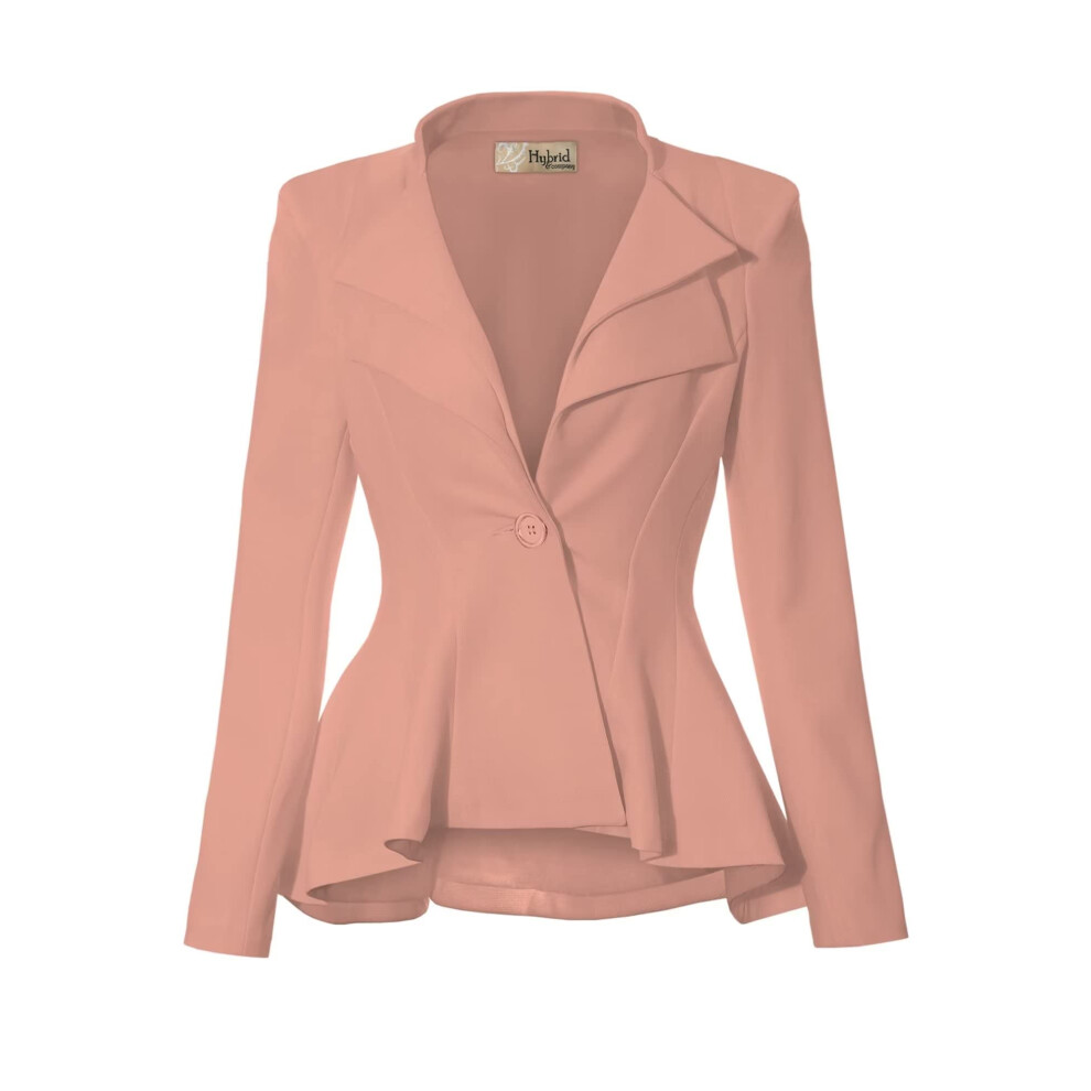 Blazer de bureau     double revers crant    pour femme JK43864 1073T Mauve M