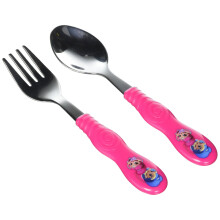 Zak Designs Shimmer Shine Easy Grip Bestek Vork En Lepel Keukengerei Se