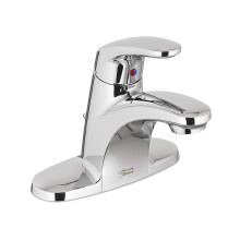 American Standard 7075100.002 Colony Pro Umývadlová Batérie s Kovovým Odpadem, 1.2 GPM, Lesklý Chrom