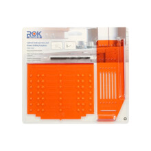 Rok Hardware Knauf-Griff-Zug-Bohrer-Montageschablone fr Schranktren und Schubladen