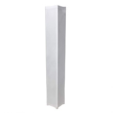 Prox XTC-SQ820TS-W White 8.20ft 2,50 meter Lycra Cover Scrim Sleeve Fits 12 """" Quad Box Truss Segment