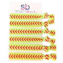 Infinity Collection Fasce per Capelli Softball, Giallo, 6 Pezzi, Accessori per Giocatori e Squadre di Softball