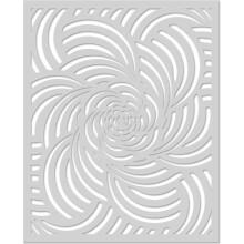 Hero Arts Spiral Petals Mylar Stencil (SA095)