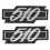 Rotary13b1 Datsun 510 Patches - 2 stykker - sort 1