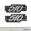 Rotary13b1 Datsun 510 Patches - 2 stykker - sort 2