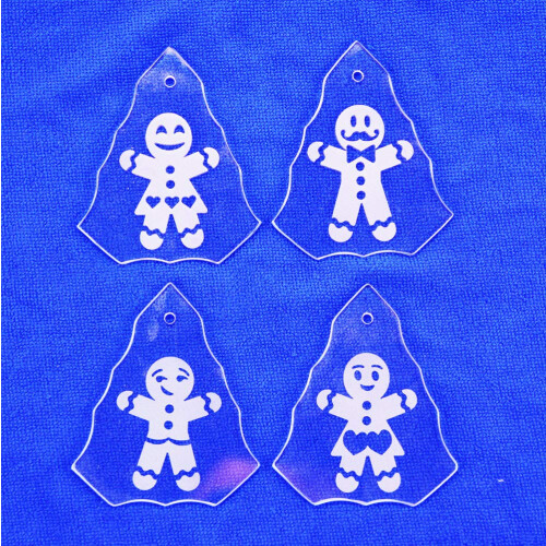 Stencil Γυαλίζοντας Gingerbread Άνθρωποι Armour Products 1