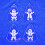 Stencil Γυαλίζοντας Gingerbread Άνθρωποι Armour Products 3