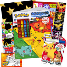 Bendon Pokemon Art Craft Kit - Includes Coloring Book Stickers Imagi