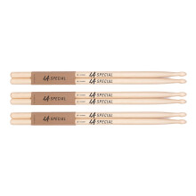 LA Specials Drum Sticks - Hickory 5B rumputikut - Setti akustisille tai elektronisille rummuille - Soikea puinen krki - Tasainen paino ja svelkorke