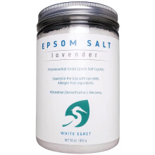 WHITE EGRET Epsom Salt Lavender 2.5 Pound