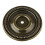 GlideRite Hardware 5060-AB-50 Round Cabinet Back Plate  50 Pack  2.5"""" 2
