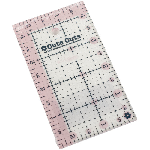 Lori Holt Cute Cut Ruler RCTGL Pink 1