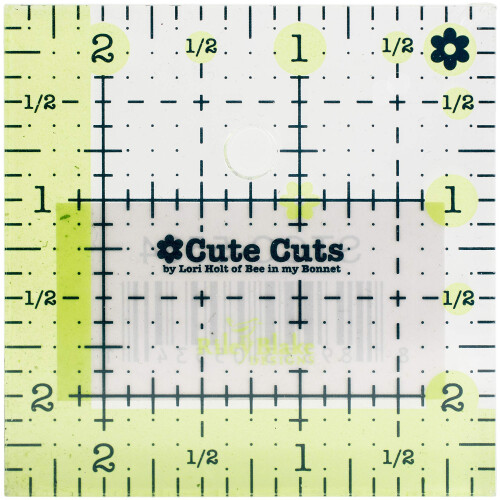 Lori Holt Cute Cut Ruler Squar Green